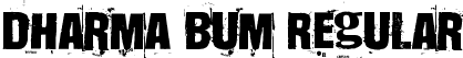 Dharma Bum Regular font - Dharma Bum.ttf