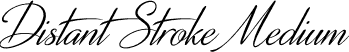 Distant Stroke Medium font - Distant_Stroke_Medium.otf