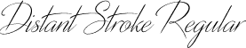 Distant Stroke Regular font - Distant_Stroke.otf