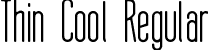 Thin Cool Regular font - Thin Cool.ttf