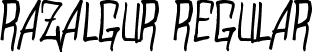 Razalgur Regular font - Razalgur.ttf