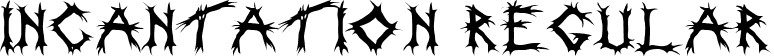 Incantation Regular font - Incantation.ttf