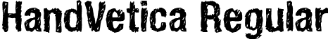 HandVetica Regular font - HandVetica.ttf