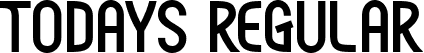 Todays Regular font - Todays Regular.ttf