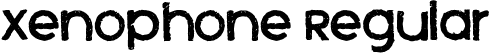 Xenophone Regular font - xeno.ttf