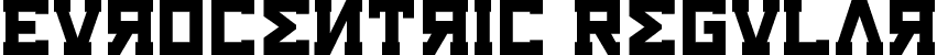 Eurocentric Regular font - eurcntrc.ttf