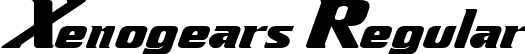 Xenogears Regular font - Xenogears_font.ttf