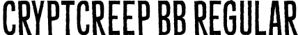 CryptCreep BB Regular font - CryptCreep BB_reg.ttf