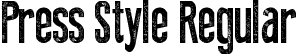 Press Style Regular font - Press Style.ttf