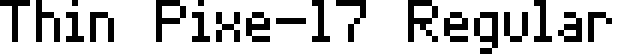 Thin Pixe-l7 Regular font - thin_pixel-7.ttf