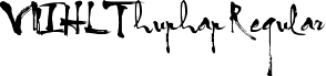 VNIHLThuphap Regular font - Vnhltfap.ttf