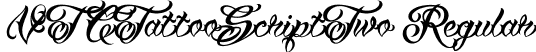 VTCTattooScriptTwo Regular font - VTC-TattooScriptTwo.ttf