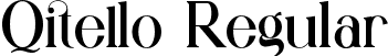 Qitello Regular font - Qitello.ttf