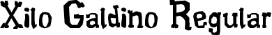 Xilo Galdino Regular font - Xilo Galdino.ttf