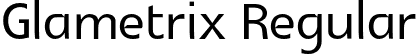 Glametrix Regular font - Glametrix.otf