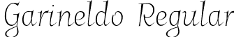 Garineldo Regular font - Garineldo.otf