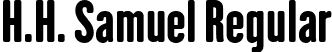 H.H. Samuel Regular font - H.H. Samuel-font-defharo.ttf