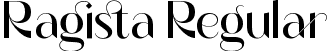 Ragista Regular font - Ragista.ttf