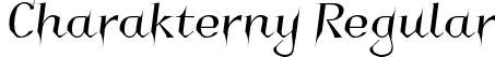 Charakterny Regular font - Charakterny.otf