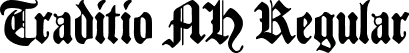 Traditio AH Regular font - traditio.ttf