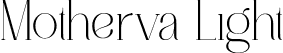 Motherva Light font - motherva-qzayl.otf