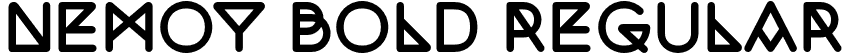 Nemoy Bold Regular font - Nemoy-Bold.otf