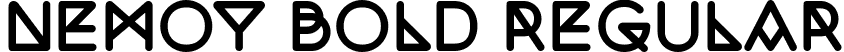 Nemoy Bold Regular font - Nemoy-Bold.ttf