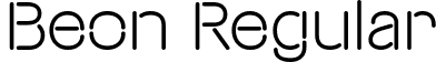 Beon Regular font - Beon-Regular.ttf