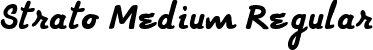 Strato Medium Regular font - strato-unlinked-webfont.ttf