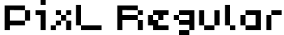 PixL Regular font - PIX-L___.ttf