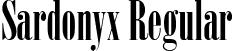 Sardonyx Regular font - Sardonyx.ttf