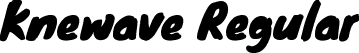 Knewave Regular font - knewave-webfont.ttf