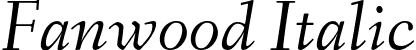 Fanwood Italic font - fanwood_italic-webfont.ttf