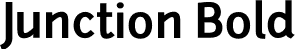 Junction Bold font - Junction-bold.otf