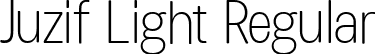 Juzif Light Regular font - Juzif Light.ttf