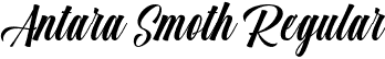 Antara Smoth Regular font - Antara Smoth.otf