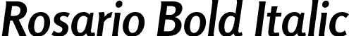 Rosario Bold Italic font - Rosario-BoldItalic.otf