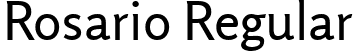 Rosario Regular font - Rosario-Regular.ttf