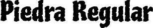 Piedra Regular font - Piedra-Regular.otf