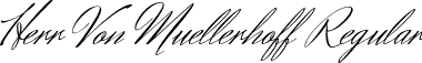 Herr Von Muellerhoff Regular font - HerrVonMuellerhoff-Regular.otf