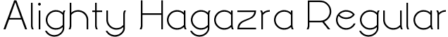 Alighty Hagazra Regular font - Alighty Nesia.ttf