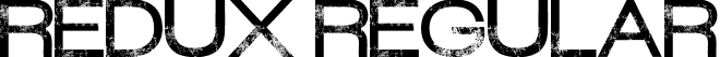 Redux Regular font - TheRedux-Regular.ttf