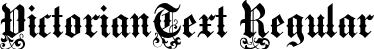 VictorianText Regular font - VictorianText.ttf