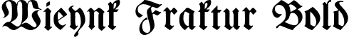 Wieynk Fraktur Bold font - WieynkFraktur-Bold.ttf