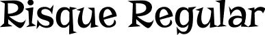 Risque Regular font - Risque-Regular.ttf