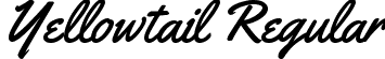 Yellowtail Regular font - Yellowtail-Regular.ttf