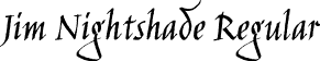 Jim Nightshade Regular font - JimNightshade-Regular.ttf