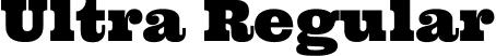 Ultra Regular font - Ultra.ttf