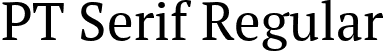 PT Serif Regular font - PTF55F.ttf