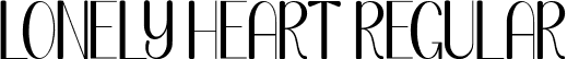 Lonely Heart Regular font - Ttf.ttf